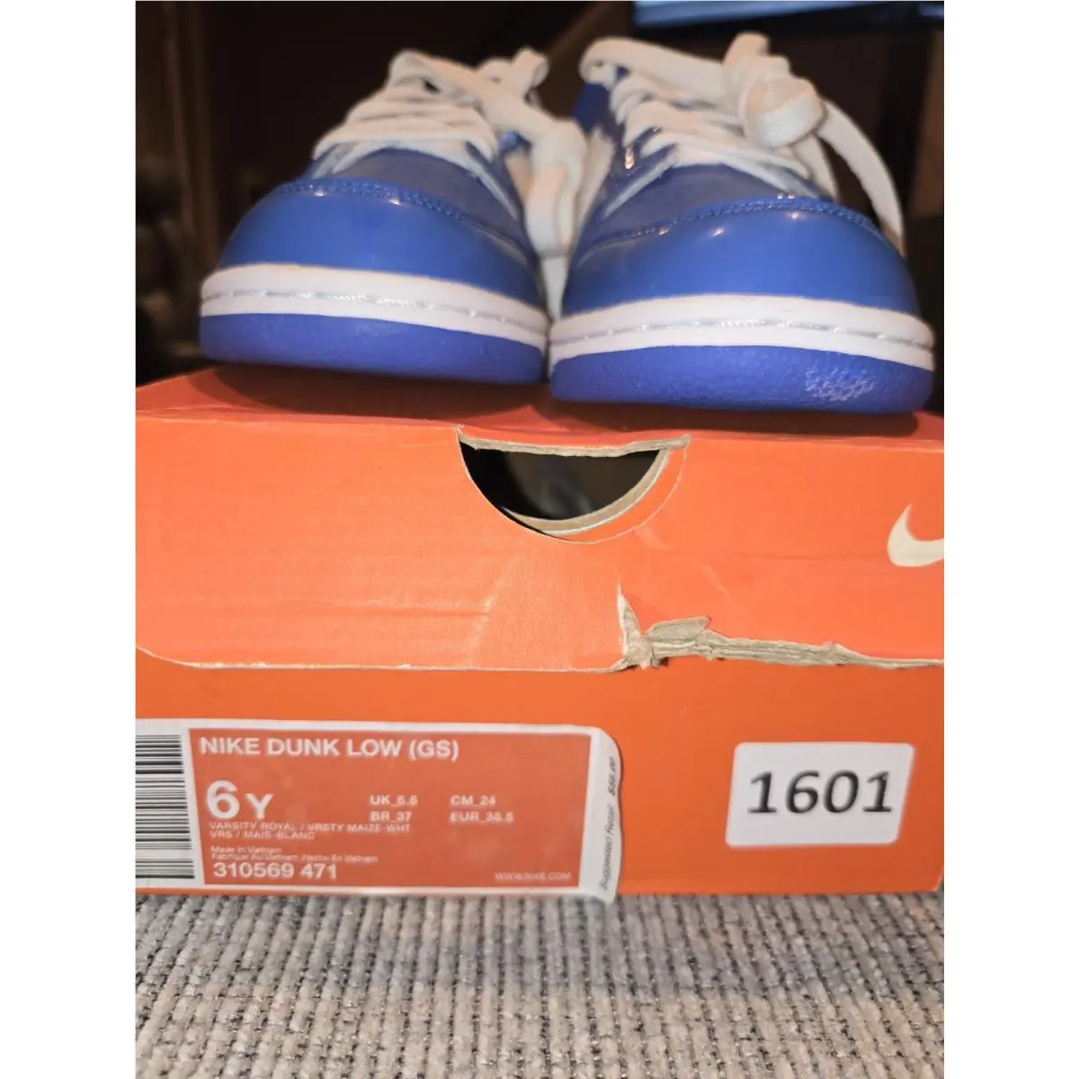 Nike shoes - Nike Dunk Low - Dunk Low - 310569-471 - Blue 3
