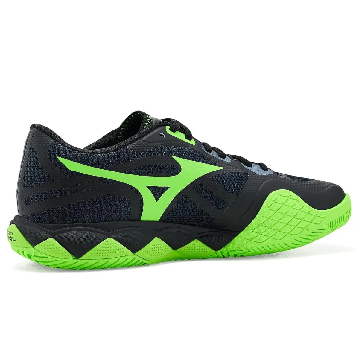 Mizuno shoes - Black/Glowing Apple 1