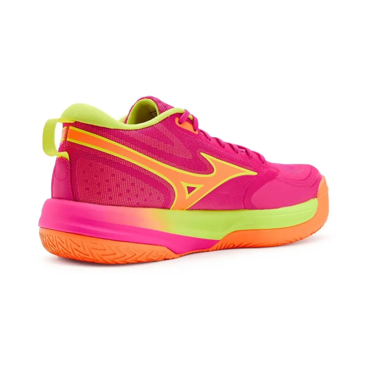 Mizuno shoes - Pink Tetra/Fortune Yellow 8