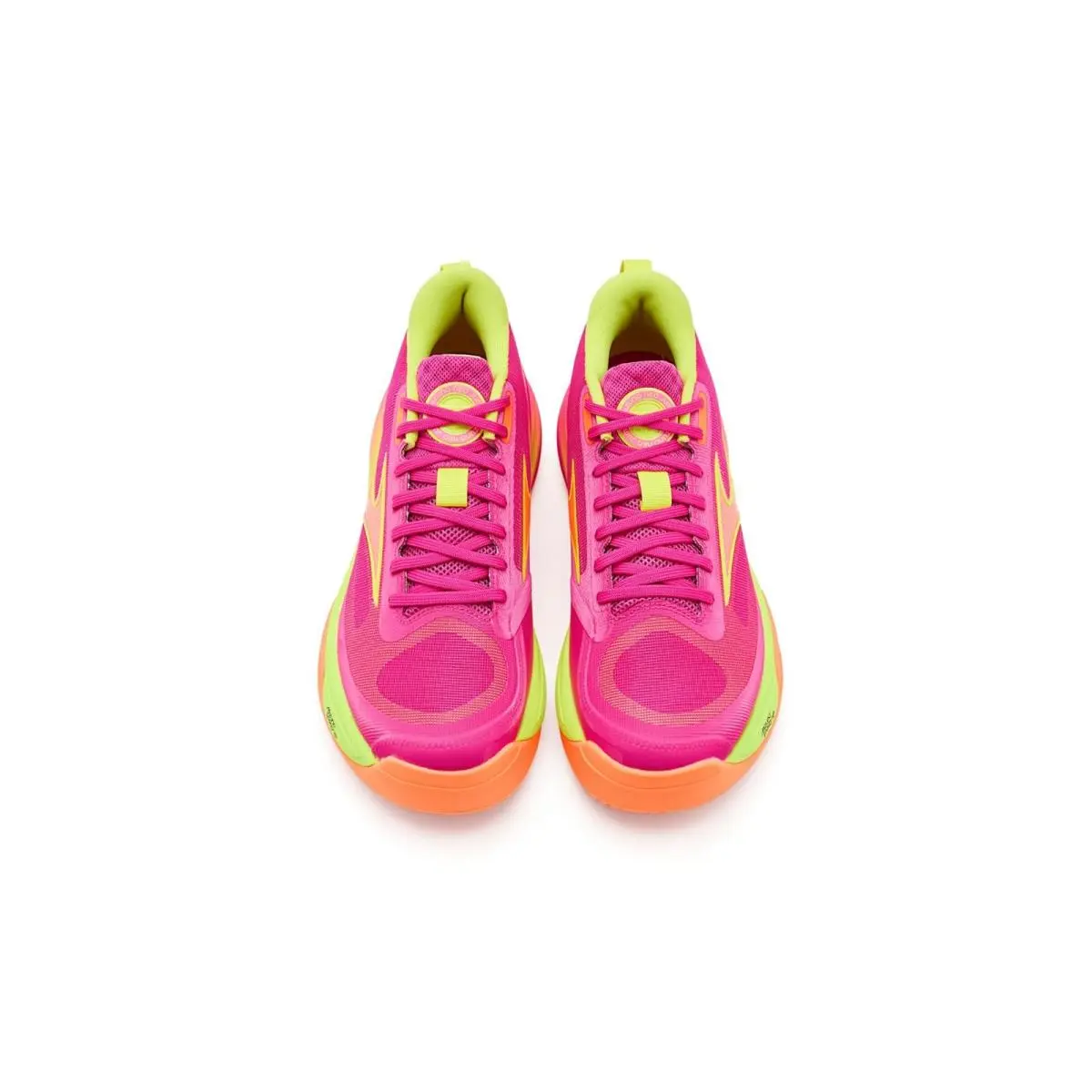 Mizuno shoes - Pink Tetra/Fortune Yellow 7