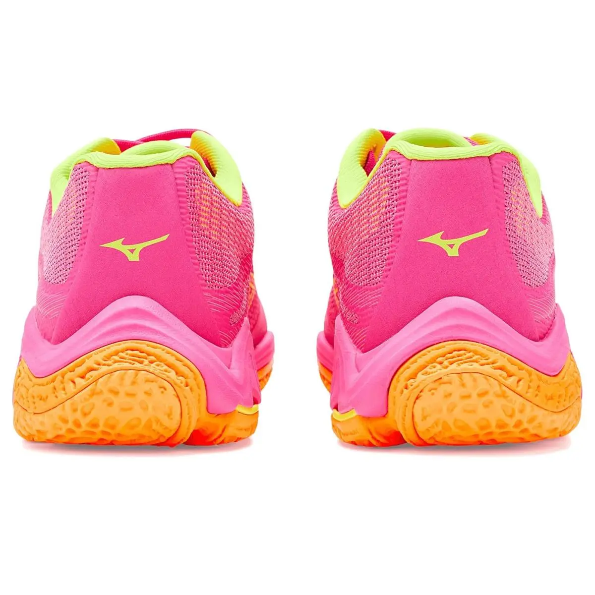 Mizuno shoes - Pink Tetra/Fortune Yellow 5