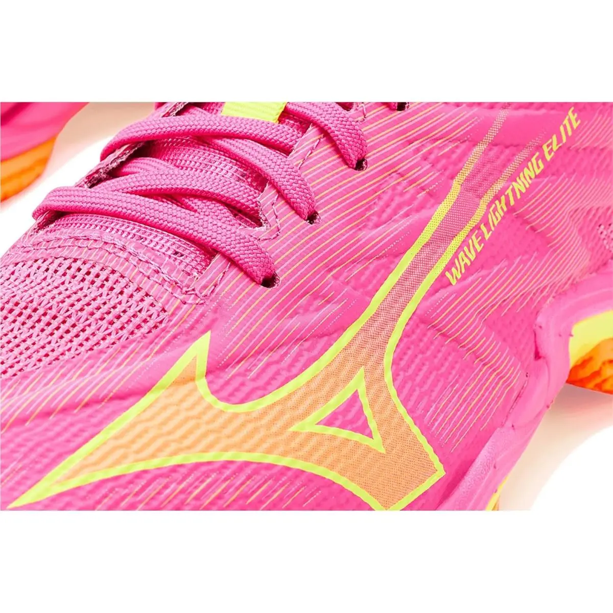 Mizuno shoes - Pink Tetra/Fortune Yellow 11