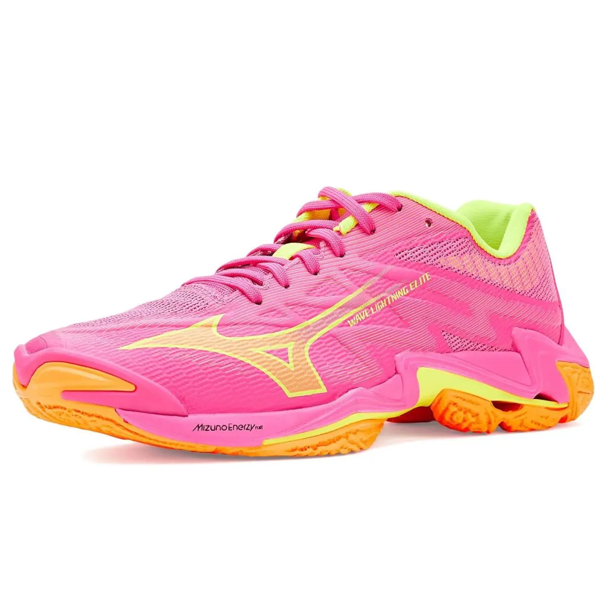Mizuno shoes - Pink Tetra/Fortune Yellow 6