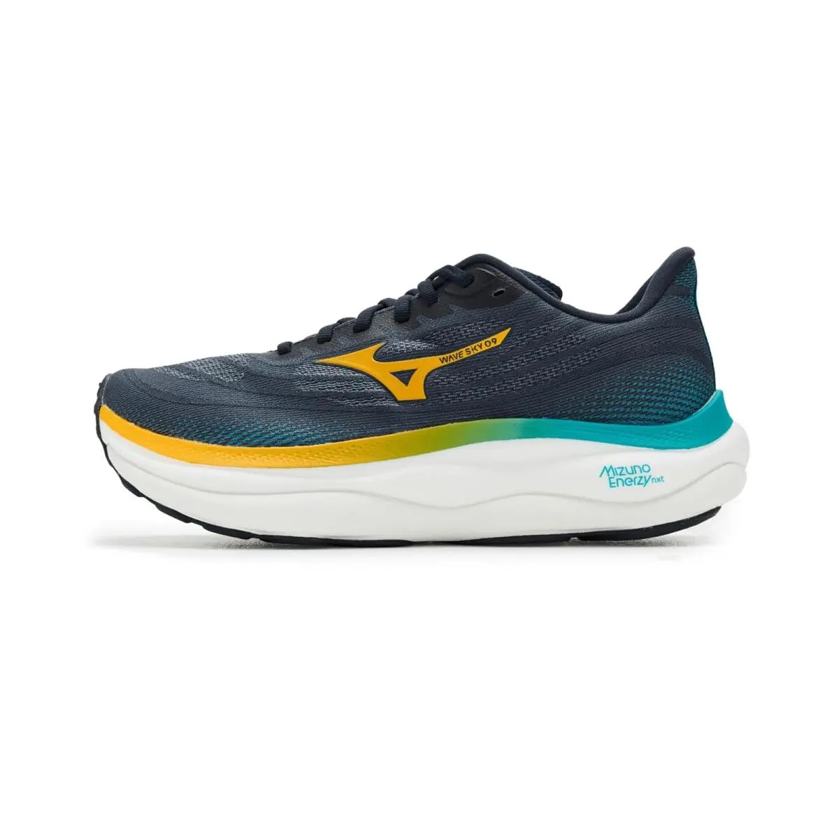 Mizuno shoes - Baritone Blue/Citrus 2