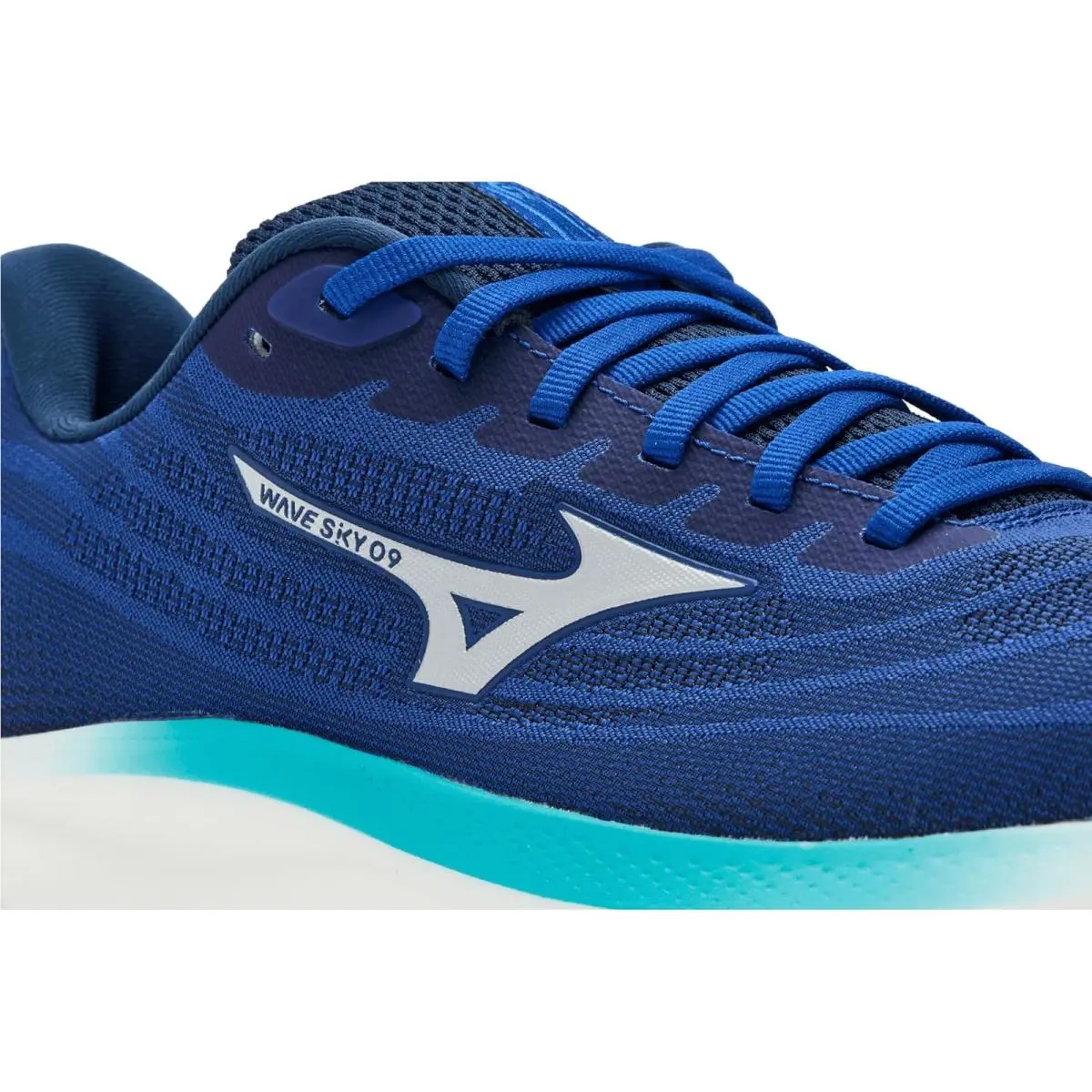 Mizuno shoes - Baritone Blue/Citrus 32