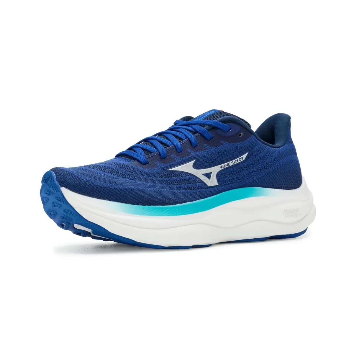 Mizuno shoes - Baritone Blue/Citrus 27