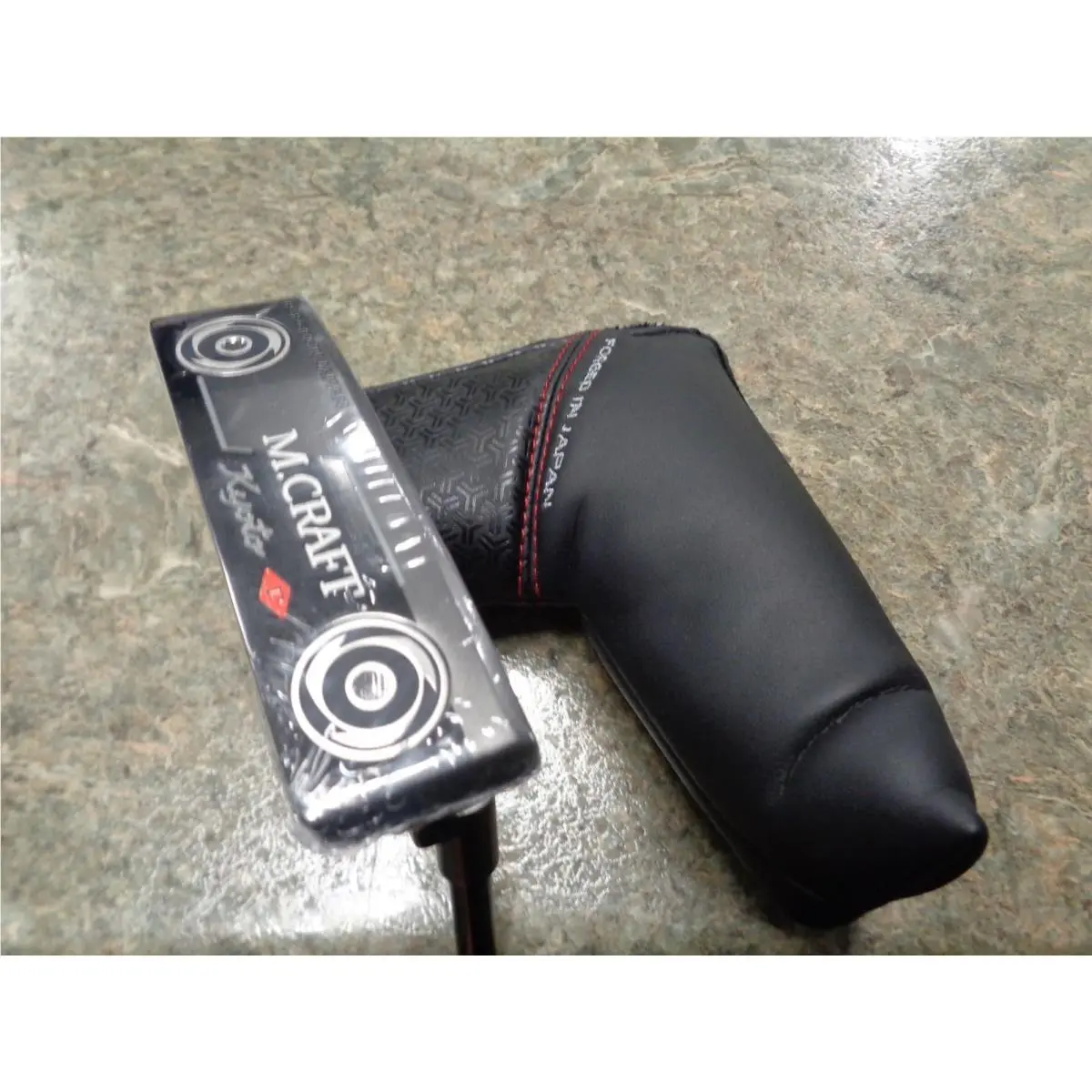 Mizuno M-craft Kyoto P Plumbers Neck Blade Putter 35 Inches Grey Ion RH
