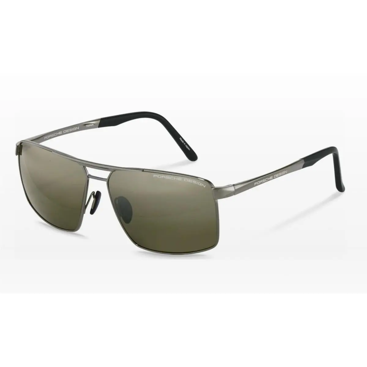 Design P8918 65B Pilot Sonnenbrille Titan Gold / Grau 65-14-145 by Porsche