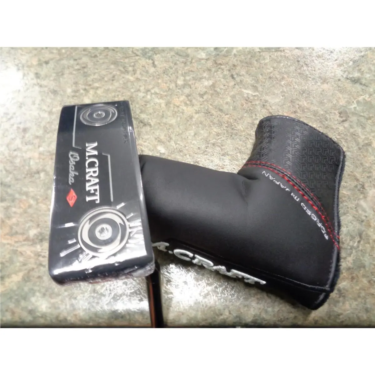 Mizuno M-craft Osaka S Slant Neck Blade Putter 34 Inches Grey Ion RH