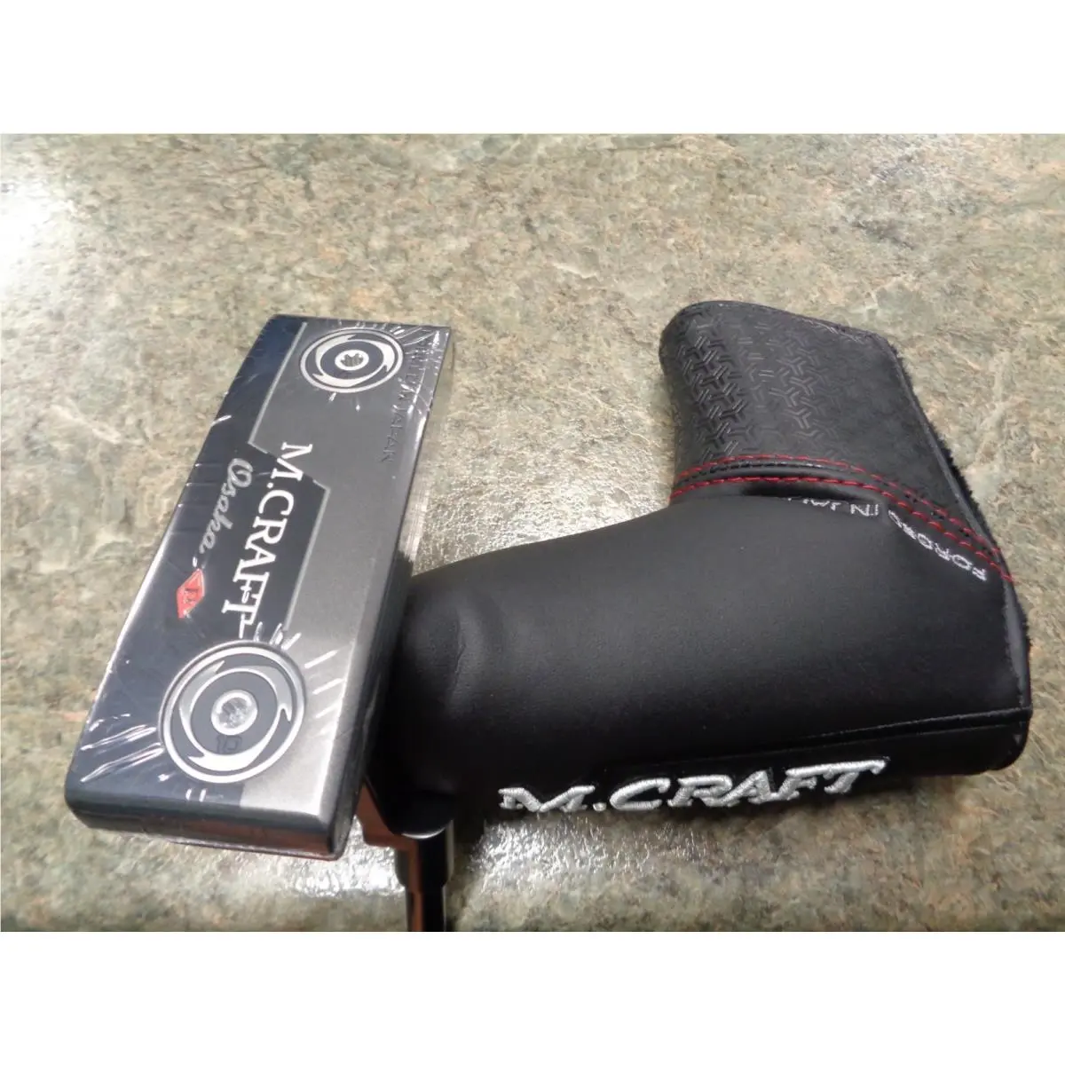 Mizuno M-craft Osaka P Plumbers Neck Blade Putter 35 Inches Grey Ion RH