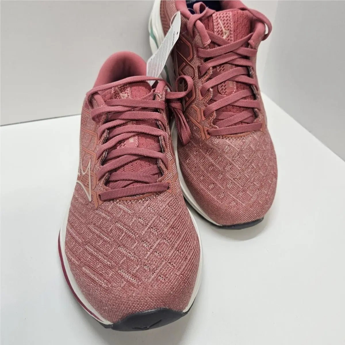 Mizuno shoes - Mizuno Wave Inspire 18 Waveknit - J1GD224414 - Pink 3