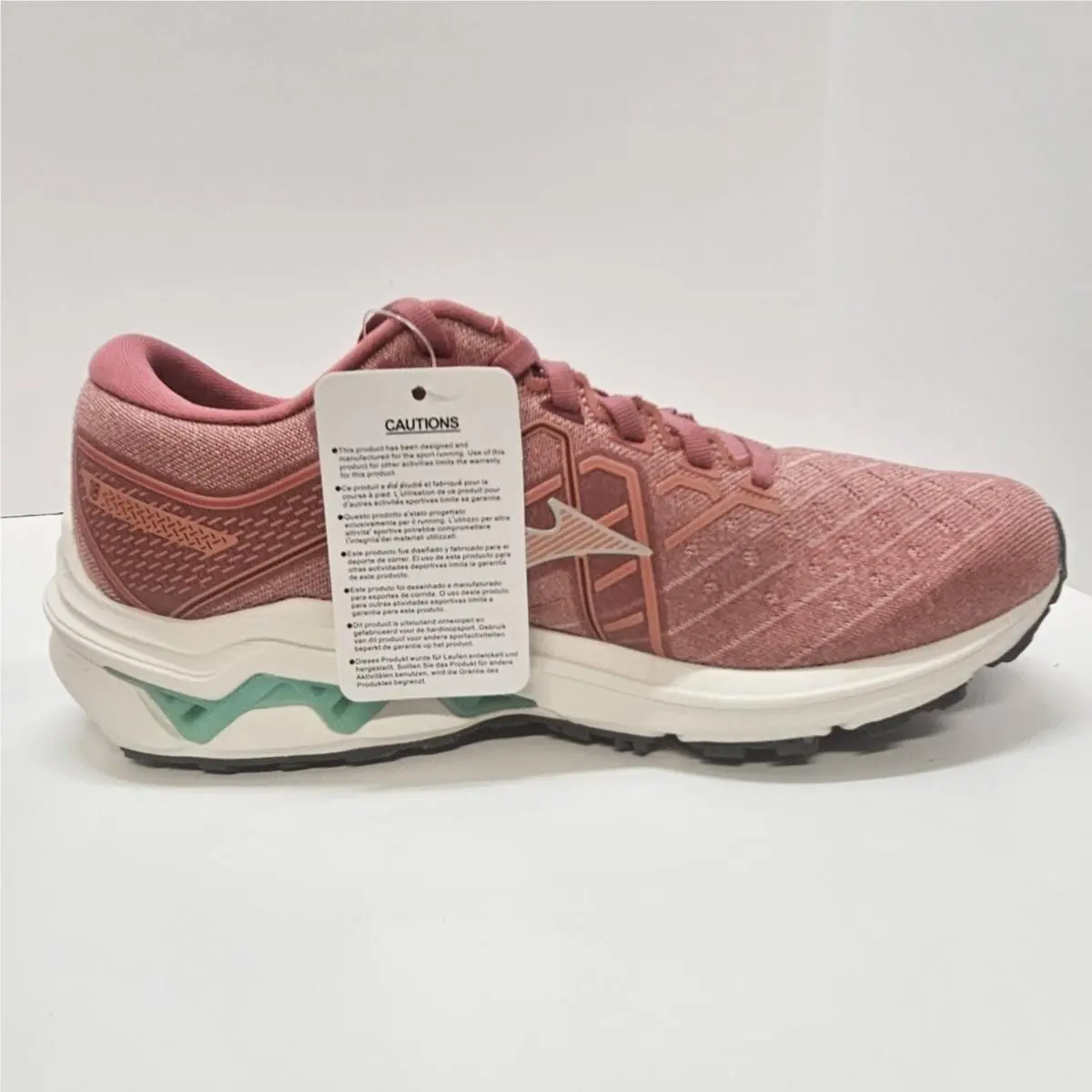 Mizuno shoes - Mizuno Wave Inspire 18 Waveknit - J1GD224414 - Pink 7