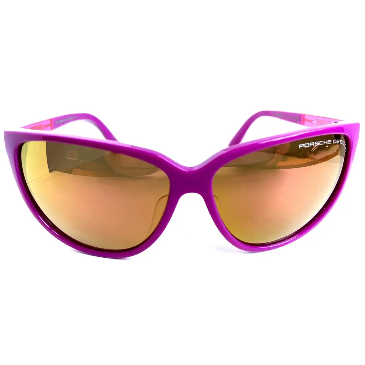 Design P 8588 D Mirrored Purple Cat Eye Oversized Women`s Sunglasses Iii by Porsche