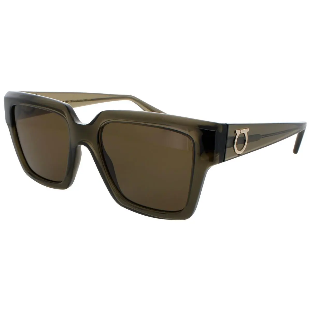 SF2014S-320 Sunglasses Sun Glasses 320 Transparent by Salvatore Ferragamo