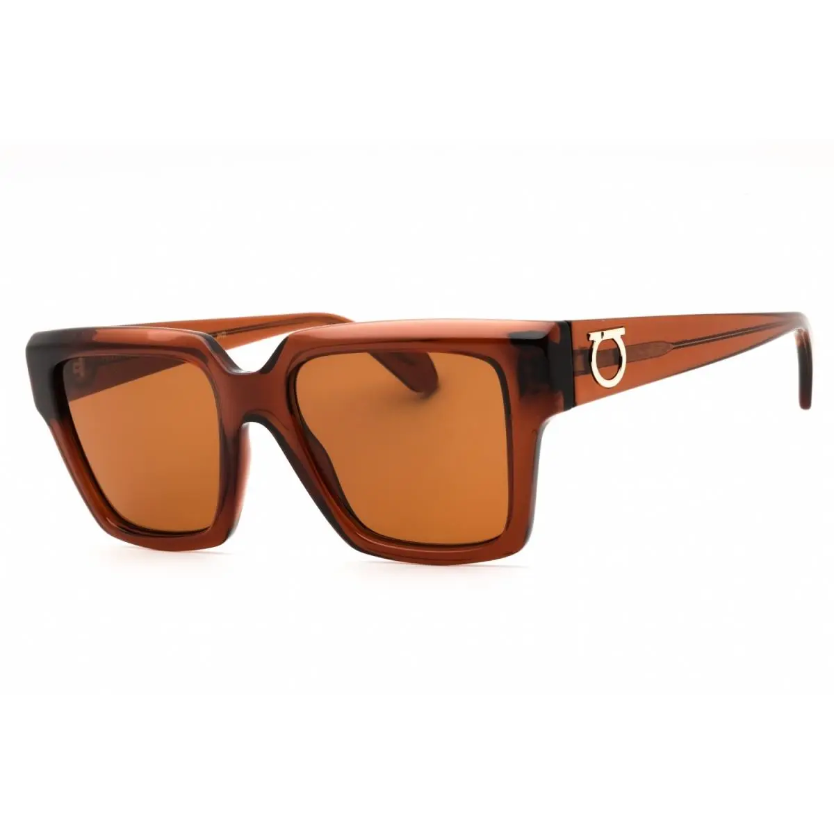 Salvatore Ferragamo SF2014S 232 Transparent Brown/brown 54-19-140 Sunglasses