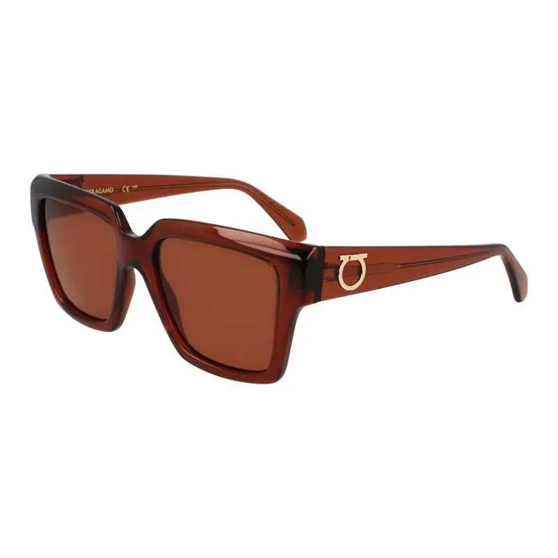 SF2014S 232 Transparent Brown/brown 54-19-140 Sunglasses by Salvatore Ferragamo