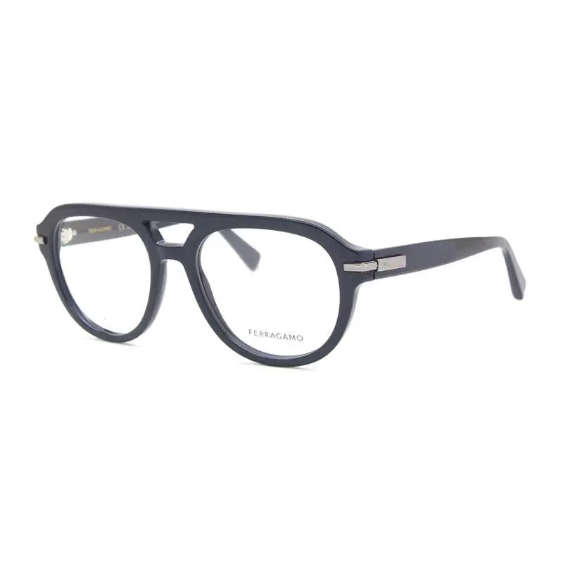SF3016 414 Blue 54mm Eyeglasses by Salvatore Ferragamo