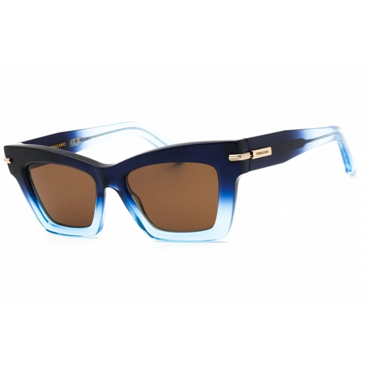 Salvatore Ferragamo SF2031S 415 Gradient Dark Blue Transparent/brown