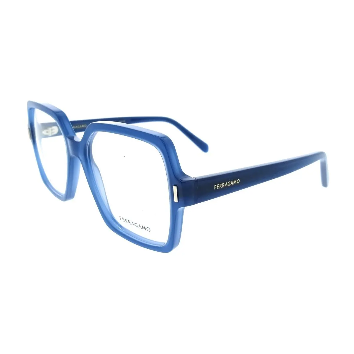 Salvatore Ferragamo SF3031 423 Cat Eye Opaline Blue Women`s Eyeglasses