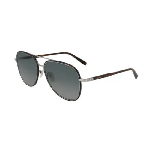 Salvatore Ferragamo Unisex Sunglasses SF181SP 214 Tortoise Aqua Green