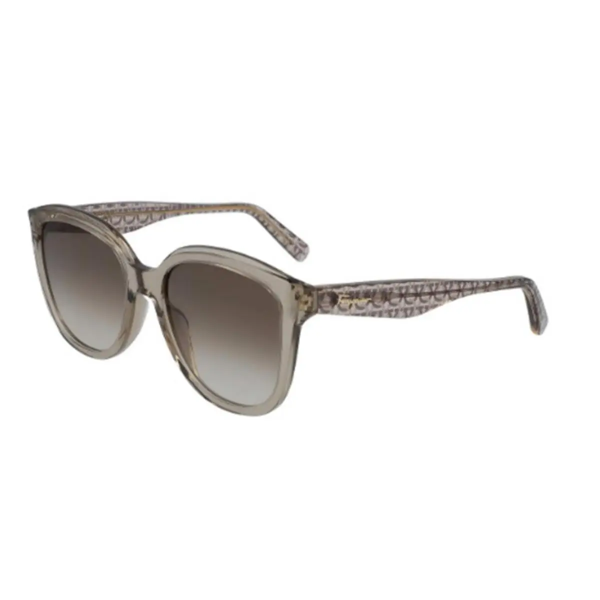 Modern Sleek Salvatore Ferragamo Women`s Sunglasses SF977S 278 Crystal Sand