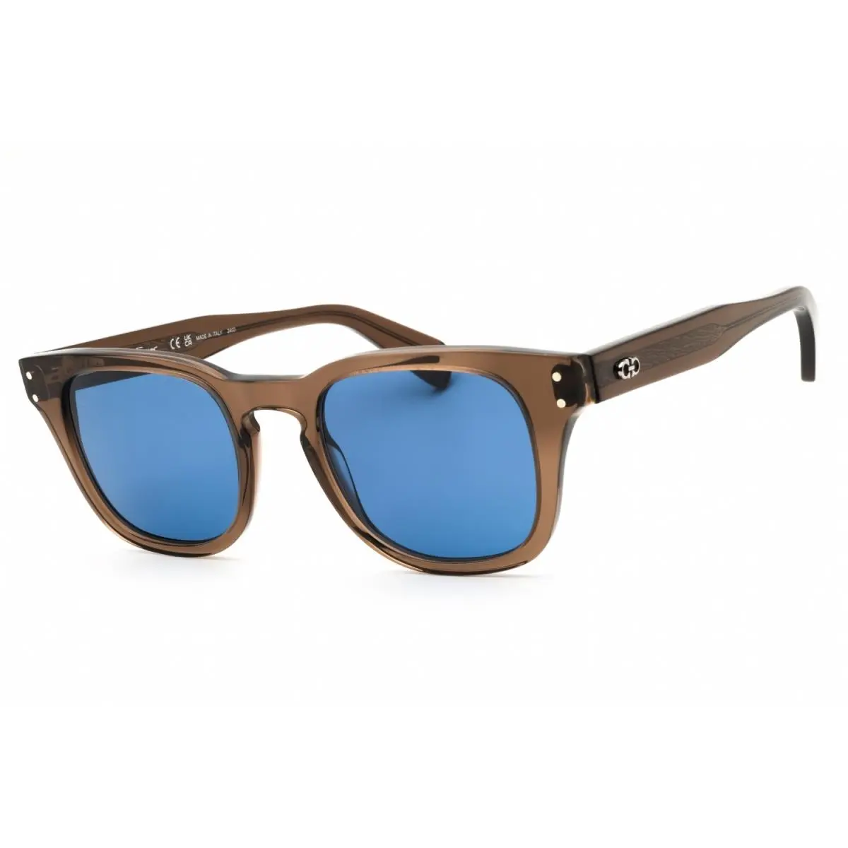 SF1057S-232-49 Sunglasses Frame Size 49mm 150mm 21mm Brown by Salvatore Ferragamo