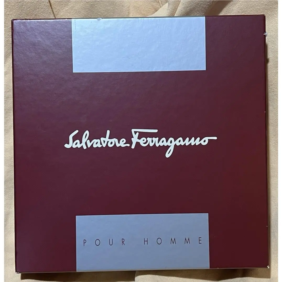Salvatore Ferragamo Pour Homme 3.4 oz Toilette Spray Gift Set w Shower Gel Asb