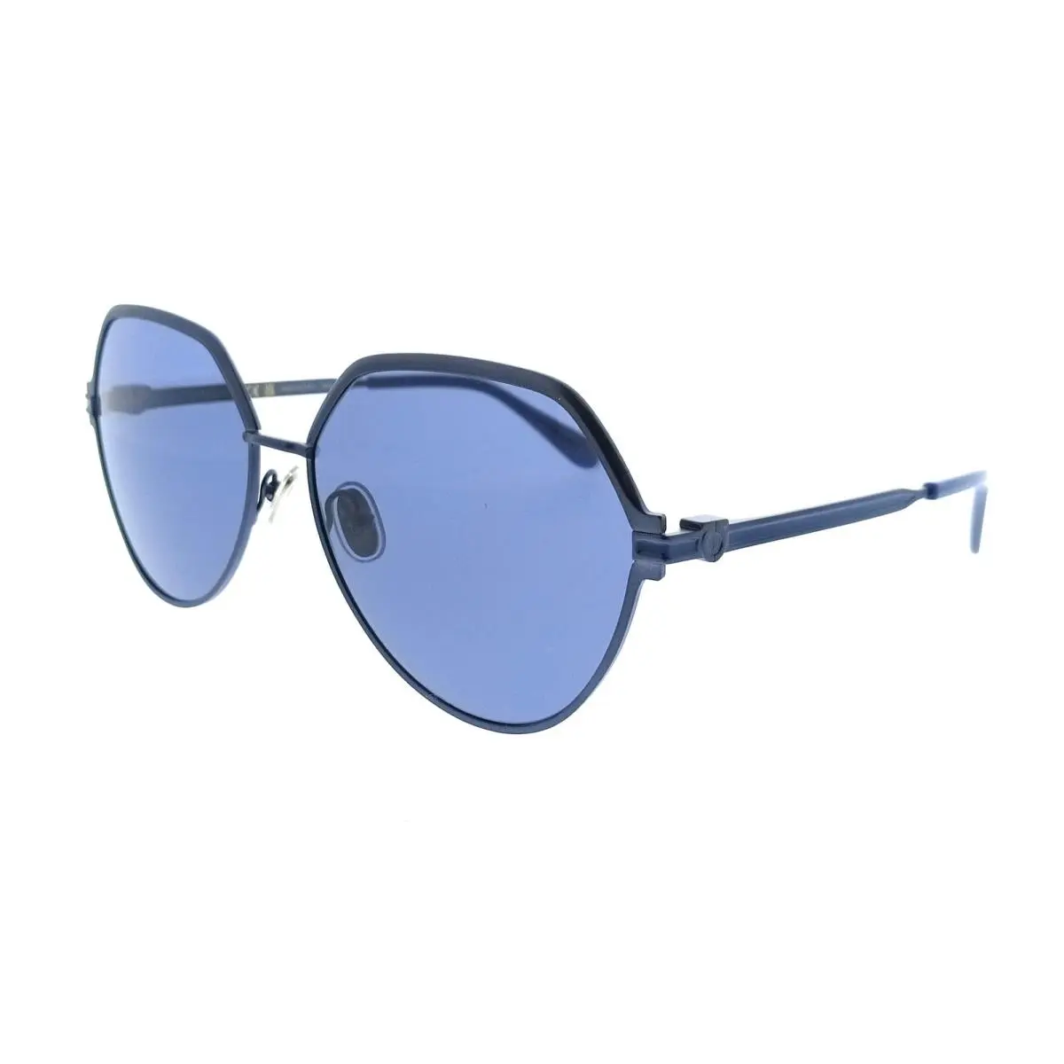 SF325S 414 Oversized Matte Blue Women`s Sunglasses by Salvatore Ferragamo