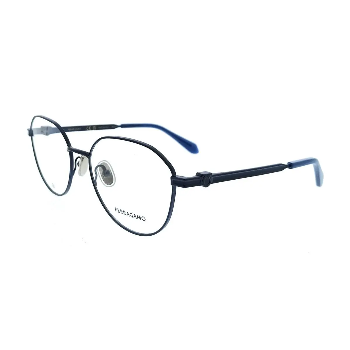 Salvatore Ferragamo SF2236 414 Oval Matte Blue Women`s Eyeglasses