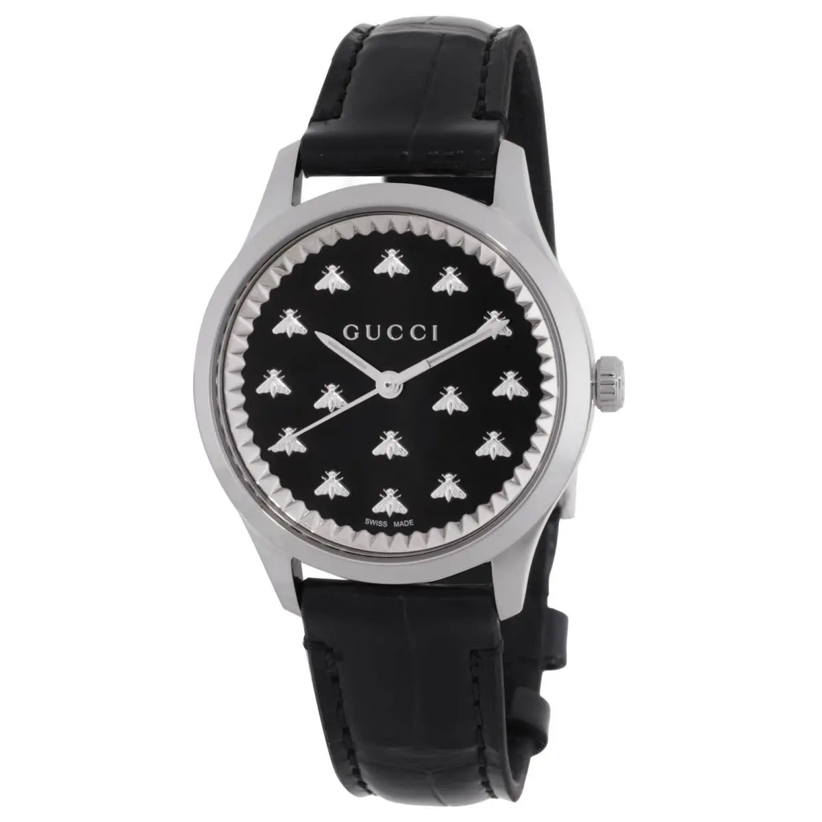 Gucci G-timeless Quartz Black Dial Watch YA1265055