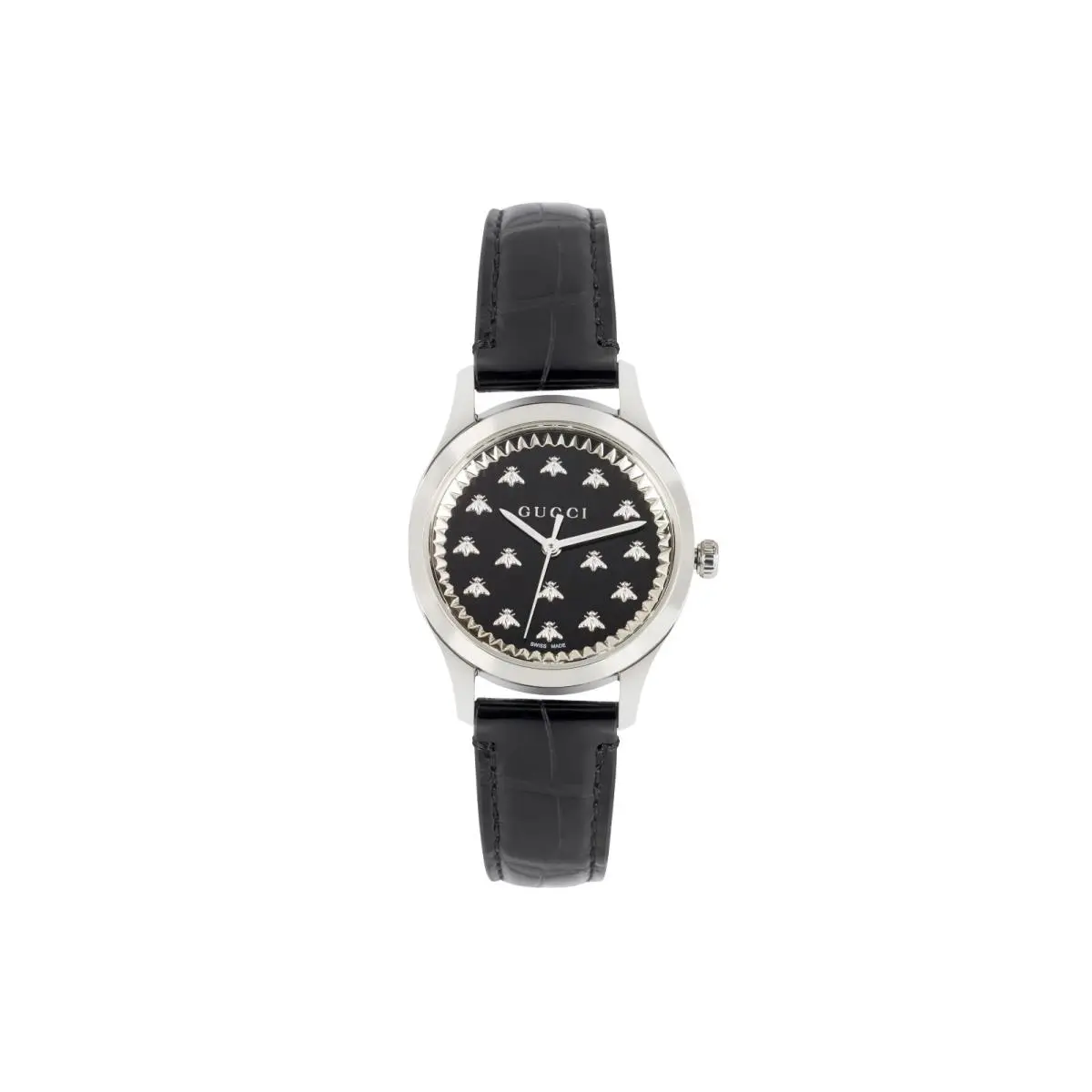 G-timeless Quartz Black Dial Watch YA1265055 by Gucci