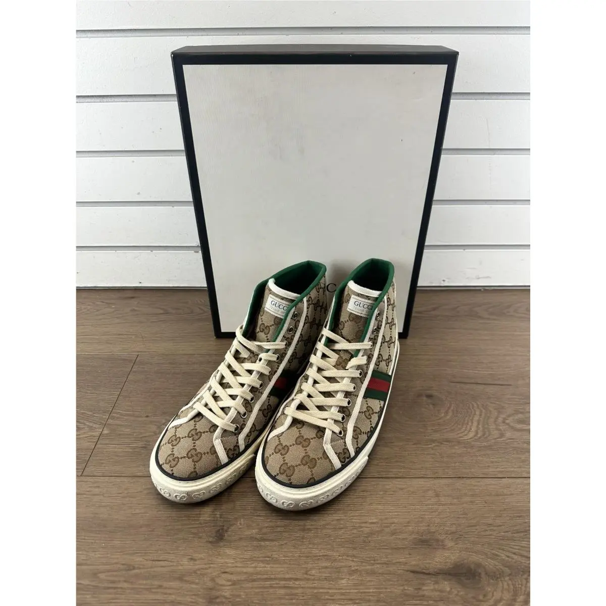 Gucci Tennis 1977 High-top Sneakers Size 9 WCP038494