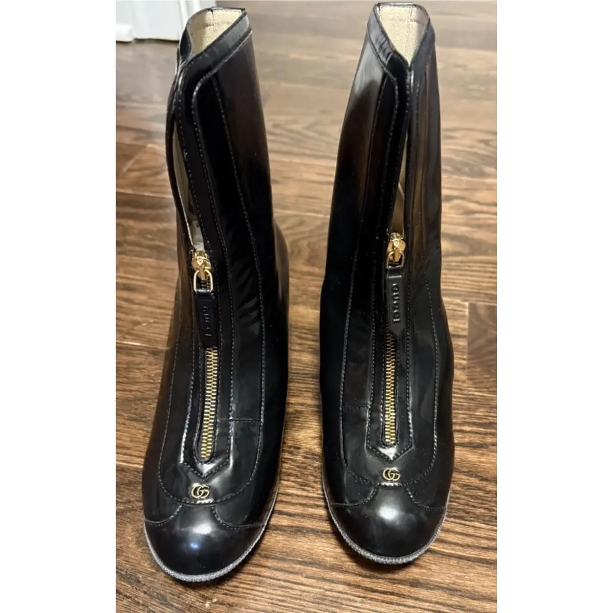 Kitt 70 Black Rain Ankle Boot Dust Bag Retail 250 Size US 8 EU 38 by Gucci