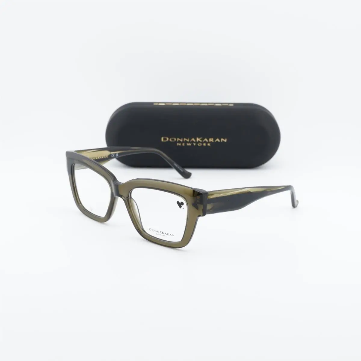 Donna Karan DO5014 315 Olive Crystal 53mm Eyeglasses