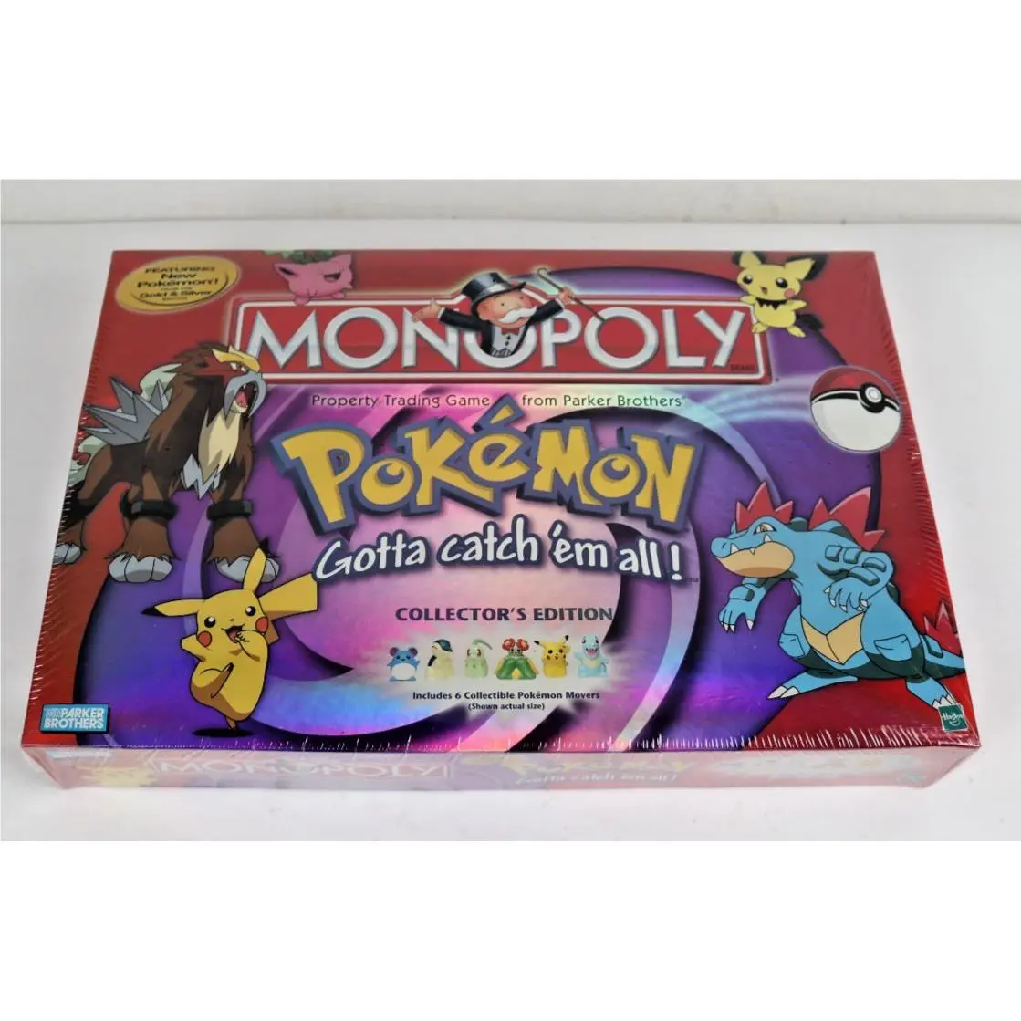 Pokémon Monopoly Gold Silver Collector`s Edition Game 2001 Pokemon