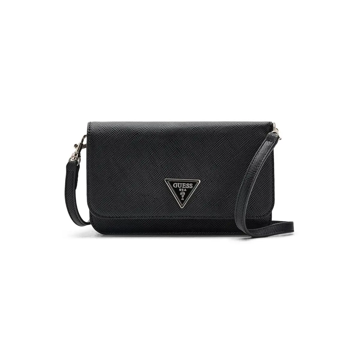 Woman`s Handbags  Noelle II Crossbody Flap Organizer Black by Guess