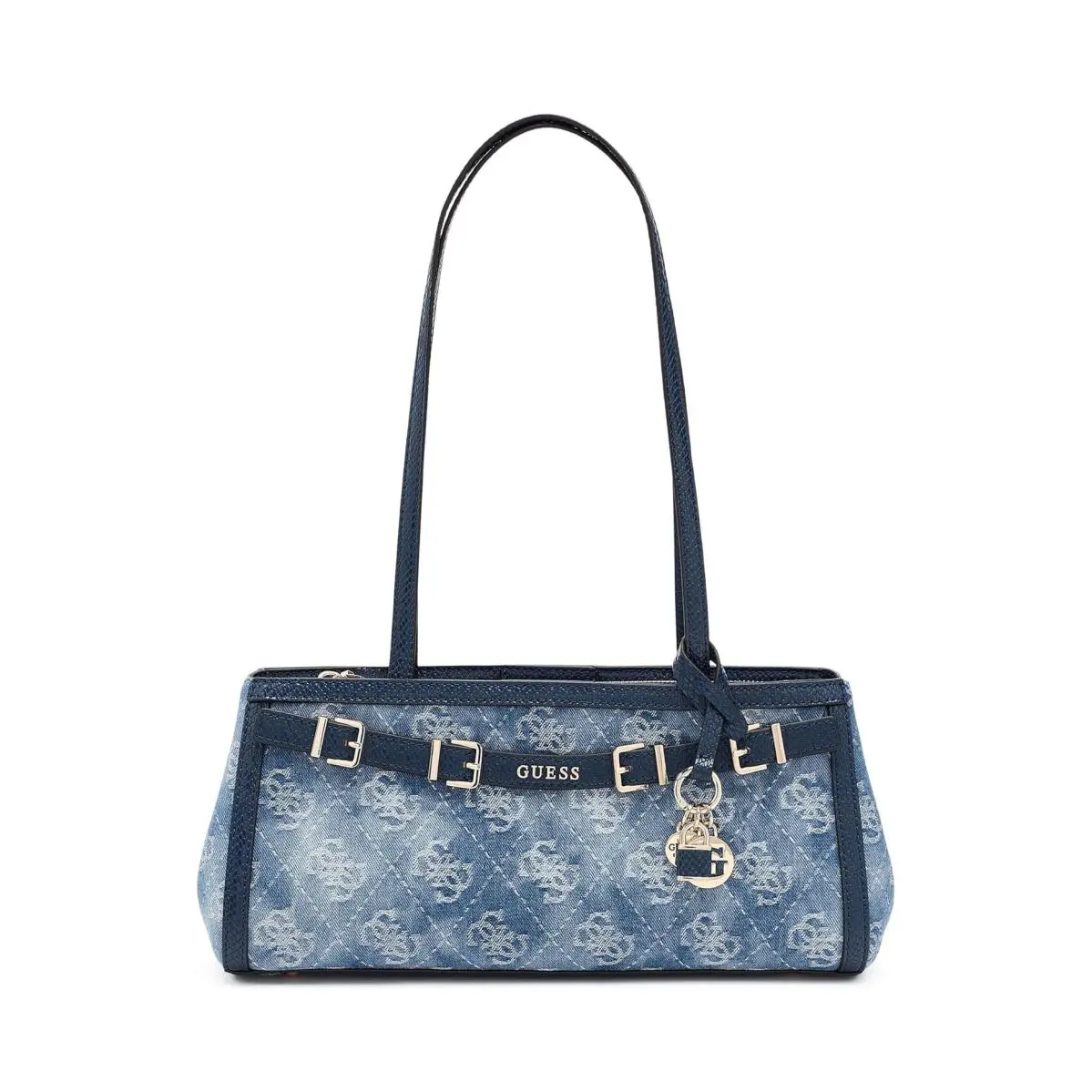 Woman`s Handbags  Dovie Girlfriend Shoulder Satchel Denim Logo by Guess