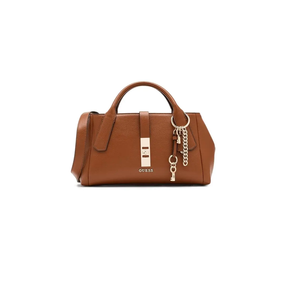 Woman`s Handbags  Brooke High Society Satchel Cognac by Guess
