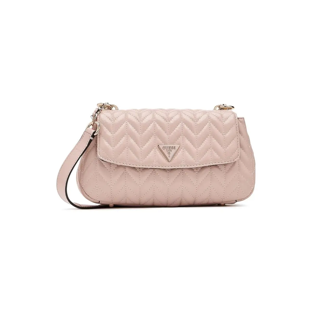 Woman`s Handbags  Cheryl Convertible Crossbody Flap Light Rose by Guess