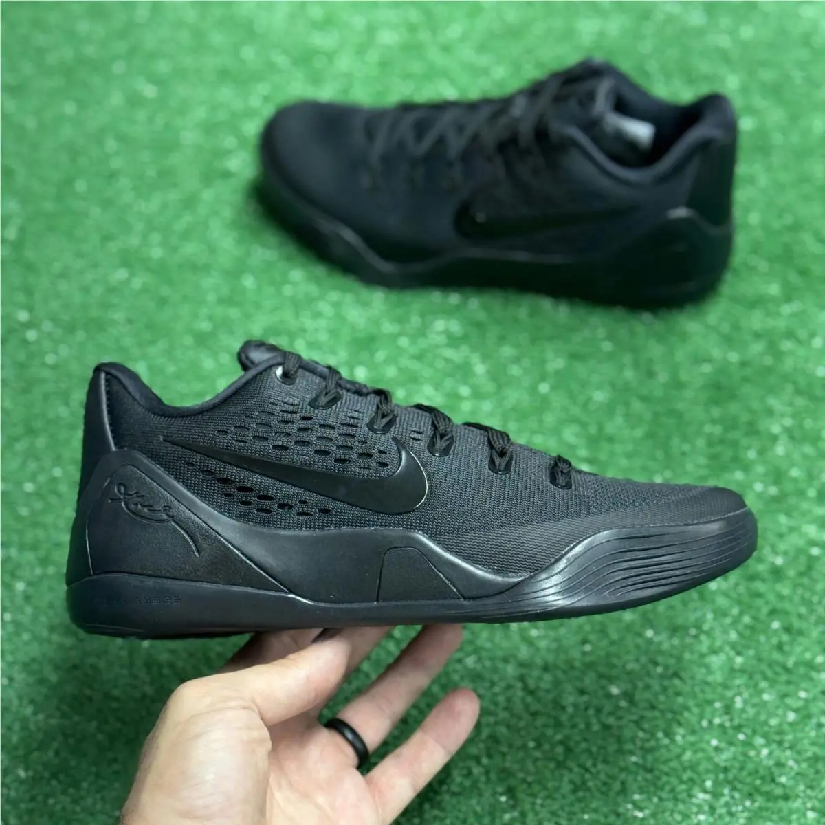 Nike Kobe 9 Elite EM Protro TB Black Mens IH5095-002 Sz 7 / Wmns 8.5