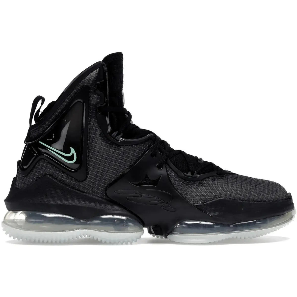 Nike Lebron 19 Black Anthracite Green Glow CZ0203-003