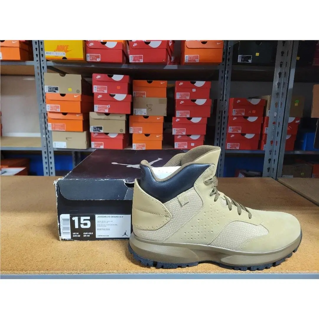 Nike Jordan 23 F Men Boots Filbert Black Light Olive 535753 205 Size 15