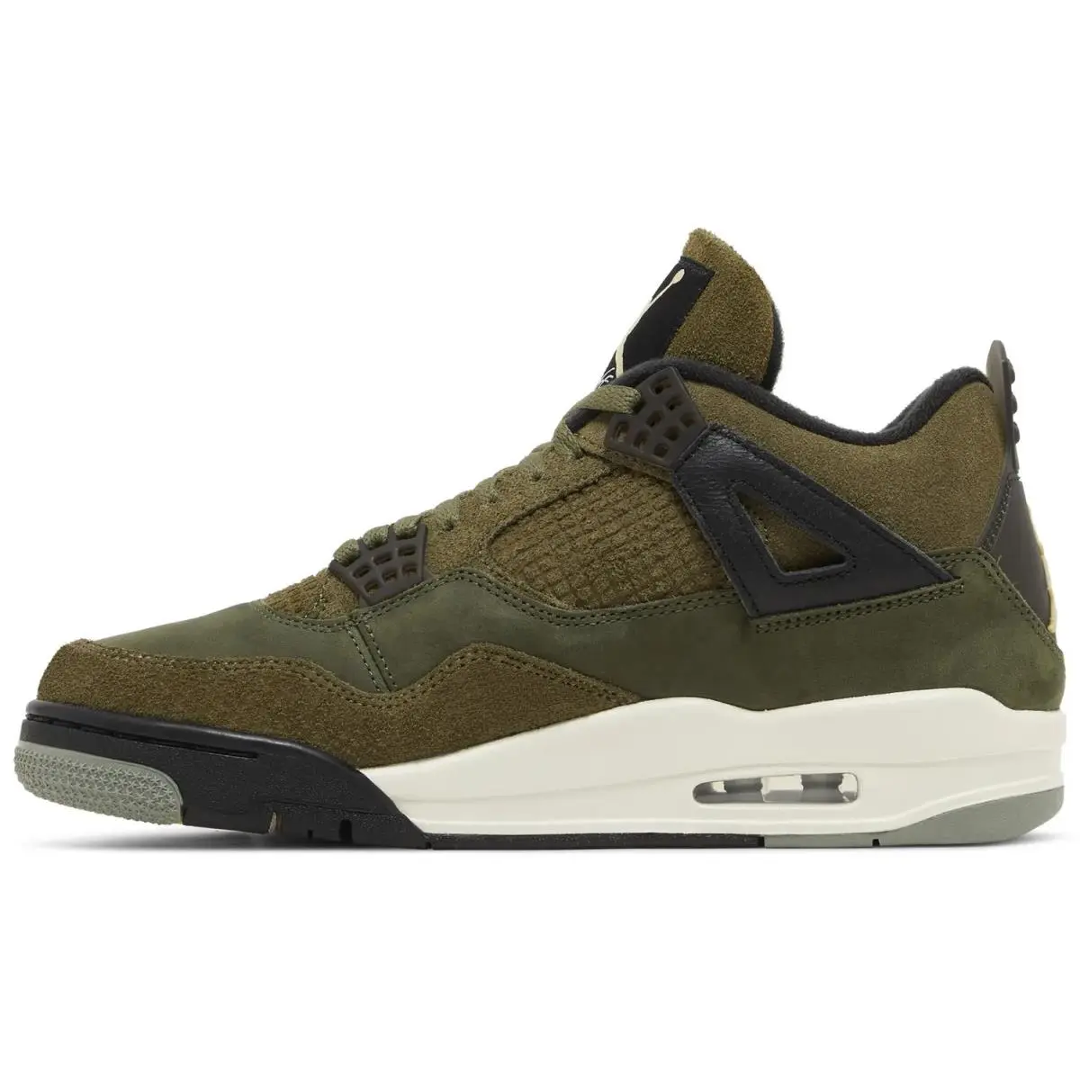 Nike shoes - Retro 4 - Retro - FB9927 200 - Medium Olive/Pale Vanilla/Khaki/Black/Sail 5