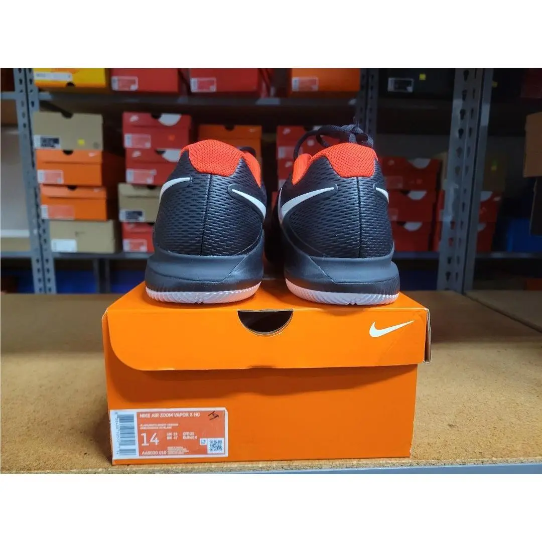 Nike shoes - Nike Air Zoom Vapor X HC - AA8030-016 - Black White Bright Crimson 9