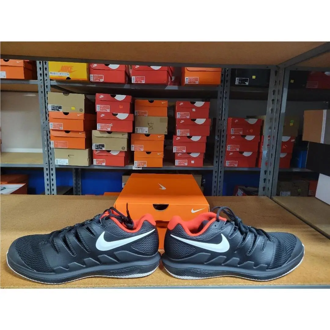 Nike shoes - Nike Air Zoom Vapor X HC - AA8030-016 - Black White Bright Crimson 6