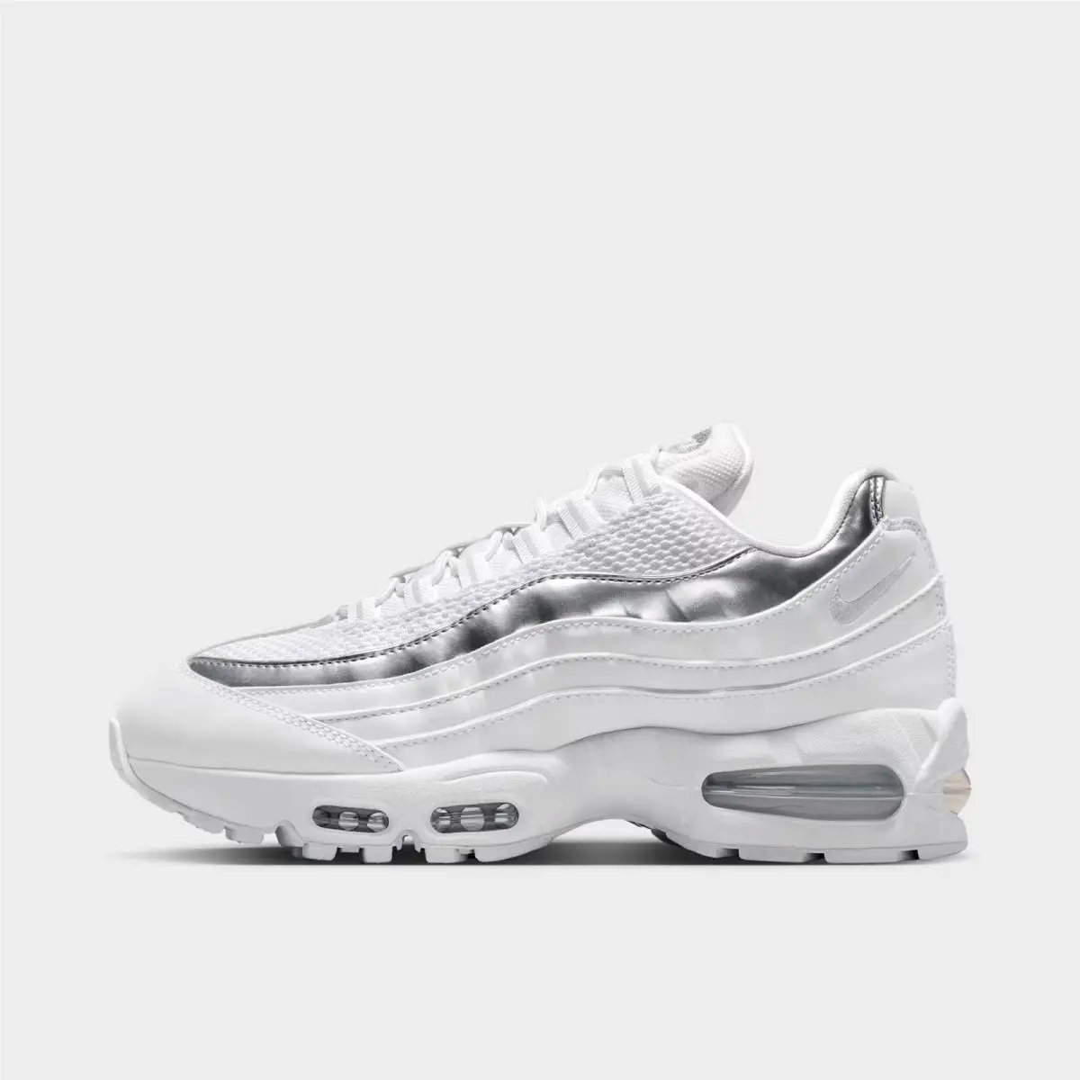 Nike shoes - IR1129 100 - White/Light Charcoal/Metallic Silver/Pure Platinum 3