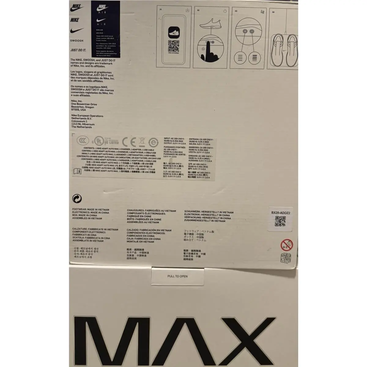 Nike shoes - Nike Adapt Auto Max - Adapt Auto Max - CI5018-001 - Anthracite/Black 16