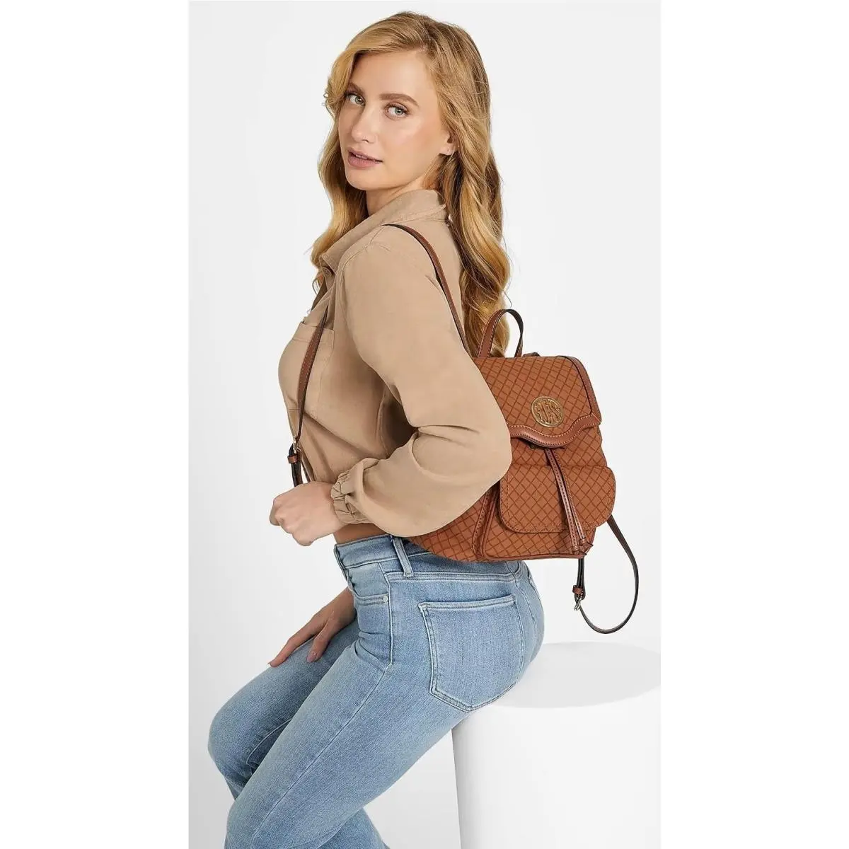 Guess Wilderson Woven Backpack
