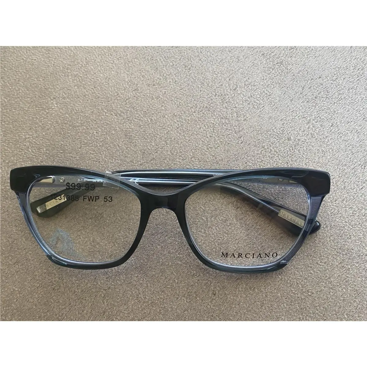 Guess Marciano GM0287-3 092 Polished Black/blue Tortoise Eyeglasses Frame