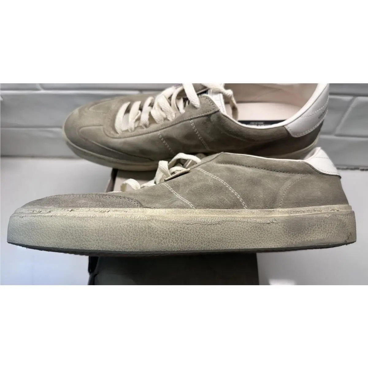 Golden Goose shoes - Soul Star - Soul Star - Taupe, White 1